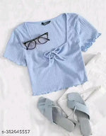 Stylish Deep neck crop for women