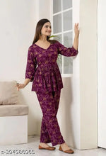 Women's Floral Yoke Design Pleated Thread Work A-Line Kurta with Trousers