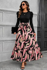 Sale price live Gown for Women , White chess gown for women,women one piece dress