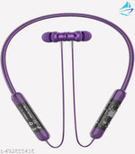Transparent Bluetooth Neckband | 48Hrs Playtime | 4 Voice Changer Modes | HD Sound | Noise Isolation | High-Quality Mic | Type-C Fast Charging ( Green | Pack Of 1 )