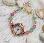 New Design craker beads trending korean watch || Women Watch || watch for girls || girls watch