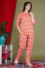 Trendy Fashionable Women Top & Bottom Sets