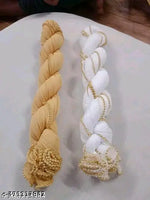 SUPAR LAINING DUPATTAS WITH FOUR SIDE GOLD PEARAL PAK OF 5 PICE SET>WHITE+BLACK+BEIGE+RED+YELLOW FOR WOMEN GIRLS