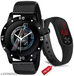 Fancy round Dial Army Color Sport Watch For Young Boys