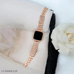 SHMOFY LUXRY DIAMOND CRYSTAL, SILVER CHAIN DIGITAL DIAL STAINLESS STEEL Digital Watch For Women