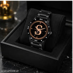 New Premium Branded Super Quality Silver Strap  Metal Steel Belt Analog Watch For Men