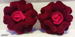 HomeStore-YEP Beautiful Velvet Rose Pair Set of 2