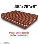 Mattress Cover Protector With Zipper-Chain|Single Bed Size|72×48×5 inch|4 by 6 Foot|Multicolour|Pack Of 1