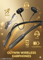 Dual Pairing Bluetooth Neckband with 50 Hours Playtime – In-Ear Wireless Headset (Red)Sk