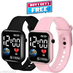 Flipstar New Generation White Apple Shape Watch for Kids (Boys and Girls) Digital Watch - for Boys