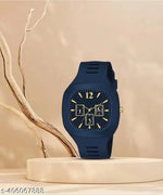 Square Analog Watches with Silicon Strap Stylish ADDI Designer Combo Watch for Mens & Boys