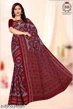 Pure cotton fancy printed saree inspired from sambalpuri saree