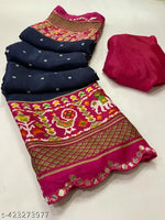 Trending  bollywood Crepe sarees