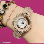Amigos_ luxury watches women's niche high-end diamond quartz watch student rose gold Roman pattern full of diamond women's watch