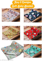 BRANDONN Baby Bath Towel Newborn Hooded Soft Wrapper Cum baby Towel For baby Boys And Baby Girls Pack of 3