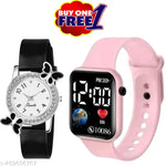 NEW ARRIVAL WATCH COMBO FOR BOYS & GIRLS | BUY 1 GET 1 FREE DIGITAL WATCH FOR KIDS | HIGH QUALITY WATCH FOR KIDS | NEW DESIGN FOR KIDS