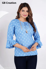 Trendy Grils  V -Neck Top