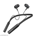 Signatize Bluetooth Earphones with 10mm Drivers, Rich Music Experience, 20+ Hours Playtime, Type C Fast Charging, Neckband Earphones with Voice Assistant-Black