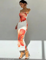White imported net dress