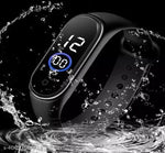 Slim Digital Led Touch Screen Bracelet Band Watch for Boys and Girls