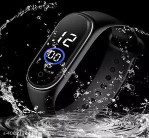 Slim Digital Led Touch Screen Bracelet Band Watch for Boys and Girls