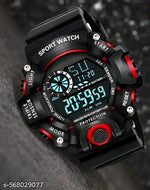 Royal look Digital Watch Shockproof Multi-Functional Automatic Black Color Strap Waterproof Digital Sports Watch for Men's Kids Watch for Boys Watch for Men Pack of 1 Watch Water Resistance Digital Watch