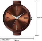 Classic Silver Round Dial Women's Watch