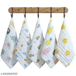 Kin and tin pack of 2 Soft and Gentle Muslin Baby Towels - Perfect for Your Little One
