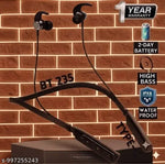 Best Bluetooth Neckband | Crystal-Clear Sound & Deep Bass | 20-Hour Battery Life with Fast Type-C Charging | Magnetic Lock Design & Stylish Metal Finish | Bluetooth Headphones Under ₹299