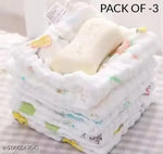Kin and tin pack of 2 Soft and Gentle Muslin Baby Towels - Perfect for Your Little One