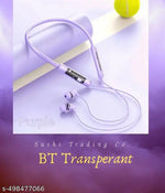 Transparent Bluetooth Neckband | 48Hrs Playtime | 4 Voice Changer Modes | HD Sound | Noise Isolation | High-Quality Mic | Type-C Fast Charging ( Green | Pack Of 1 )