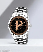 Rosra Golden Formal Watch For Men's Ring +Chain Freue (MOR RING+ CHAIN) For Men's