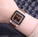 Amigos- Black diamond Rubber Strap Student Analog WristWatch
