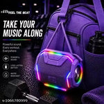 Wireless rechargeable portable Premium bass Multimedia 10 W Bluetooth Speaker ( Multicolour as per stock )