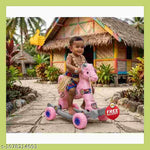 Baby Horse Rider And Rocker Toy For Kids Multicolor