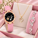 Analogue Magnet Strap Women's Girls Watch Sweet Heart with Digital watch Combo for Girl's & Women's Watch Pack of 2