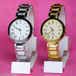 Classic Silver Round Dial Women's Watch