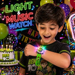 SUPER HERO, CARTOON CHARECTOR, ANGREE BIRD AVENGERS,DOAREAMON,BARBIE DOLL,BENTEN ,ME2, 24 IMAGE PROJECTOR , TOYS CUM DIGITAL WATCH FOR KIDS,BOYS&GIRLS.
