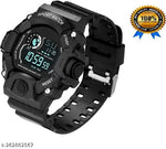 Royal look Digital Watch Shockproof Multi-Functional Automatic Black Color Strap Waterproof Digital Sports Watch for Men's Kids Watch for Boys Watch for Men Pack of 1 Watch Water Resistance Digital Watch