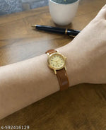 Jainx Rose Gold Magnet Mesh Chain Analog Wrist Watch for Women