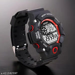 Motugaju Digital Watch Shockproof Automatic Army Red Blue Color Strap Waterproof Digital Sports Combo Watch for Men Kids Watch for Boys Watch for Men Pack of 2