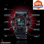 Royal look Digital Watch Shockproof Multi-Functional Automatic Black Color Strap Waterproof Digital Sports Watch for Men's Kids Watch for Boys Watch for Men Pack of 1 Watch Water Resistance Digital Watch