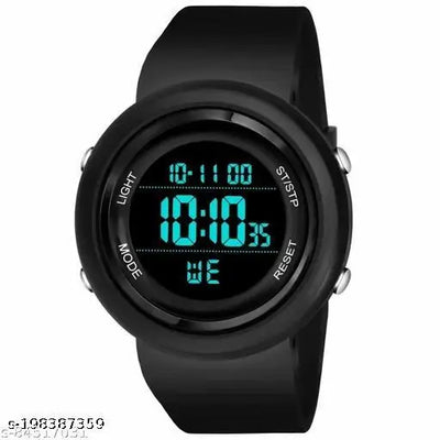 HA-LA Lapgo HL-2022 New Trending Full Black Ring Black Round Waterproof Gym Fitness Freek  HL-2022-DTL-BLK Digital Watch - For Men Sports watch