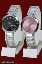 Classic Silver Round Dial Women's Watch
