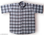 PLUS SIZE PREMIUM COTTON HALF SLEEVES SHIRT FOR MEN (WHITE) CHECKS SHIRT) 2XL,3XL,4XL 44,46,48, 4 XL PLAIN PRINTED CHECKS SHIRT FOR MAN