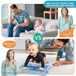 SHOPING NOW Inflatable Tummy Time Mat Premium Baby Water Play Mat for Infants and Toddlers Baby,Strengthen Your Baby's Muscles, Portable Time Leak-Proof||Fun Activity Play Center Indoor,Outdoor