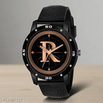 Watch Combo BUY 1 GET1FREE Black Designer Professional PU Analog Watch pack of 2