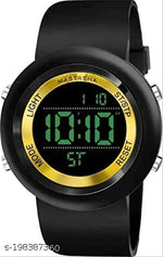 HA-LA Lapgo HL-2022 New Trending Full Black Ring Black Round Waterproof Gym Fitness Freek  HL-2022-DTL-BLK Digital Watch - For Men Sports watch