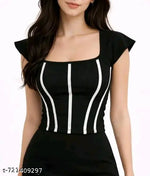 Half Shirt, Midriff Top or Cutoff Shirt Verdusa Ruched Crop Top: The Perfect Summer Top