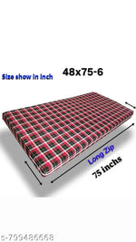 Mattress Cover Protector With Zipper-Chain|Single Bed Size|72×48×5 inch|4 by 6 Foot|Multicolour|Pack Of 1
